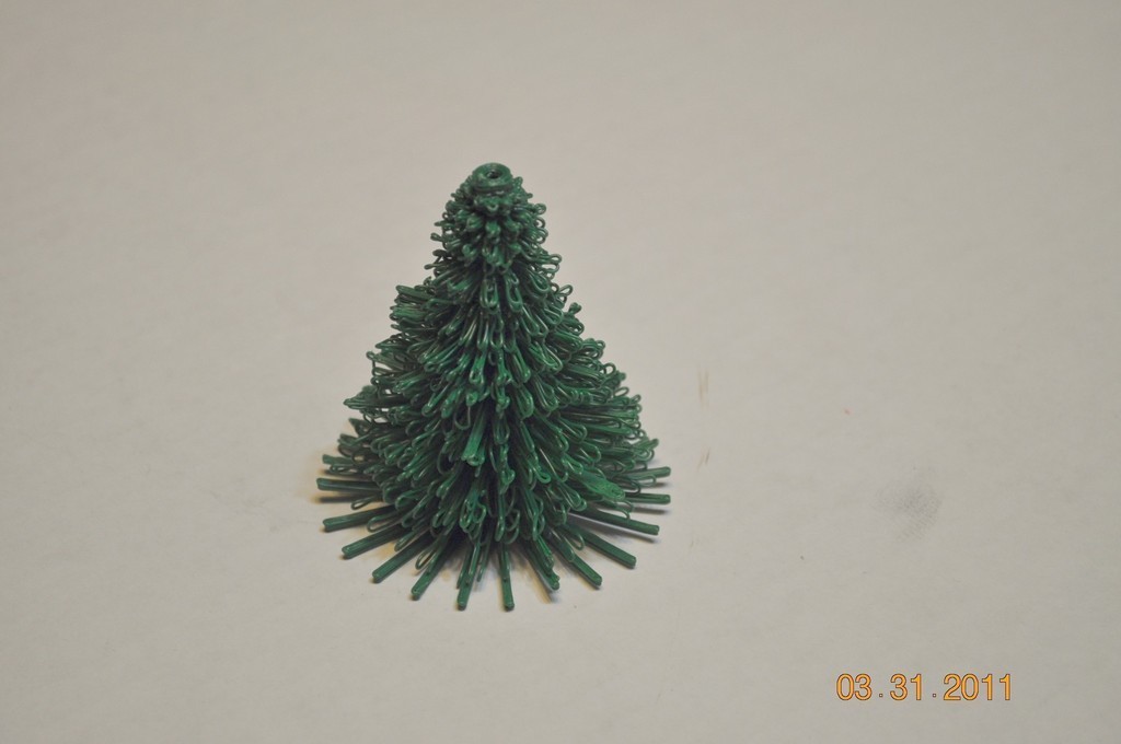 3D打印的松树模型