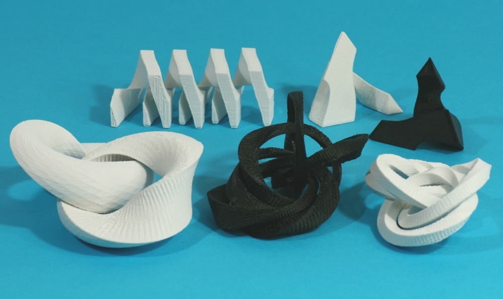 5个螺旋曲面，只有3D打印能做的物品