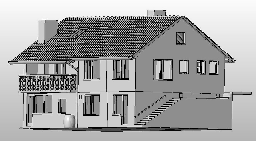 一棟房子的真實微縮模型