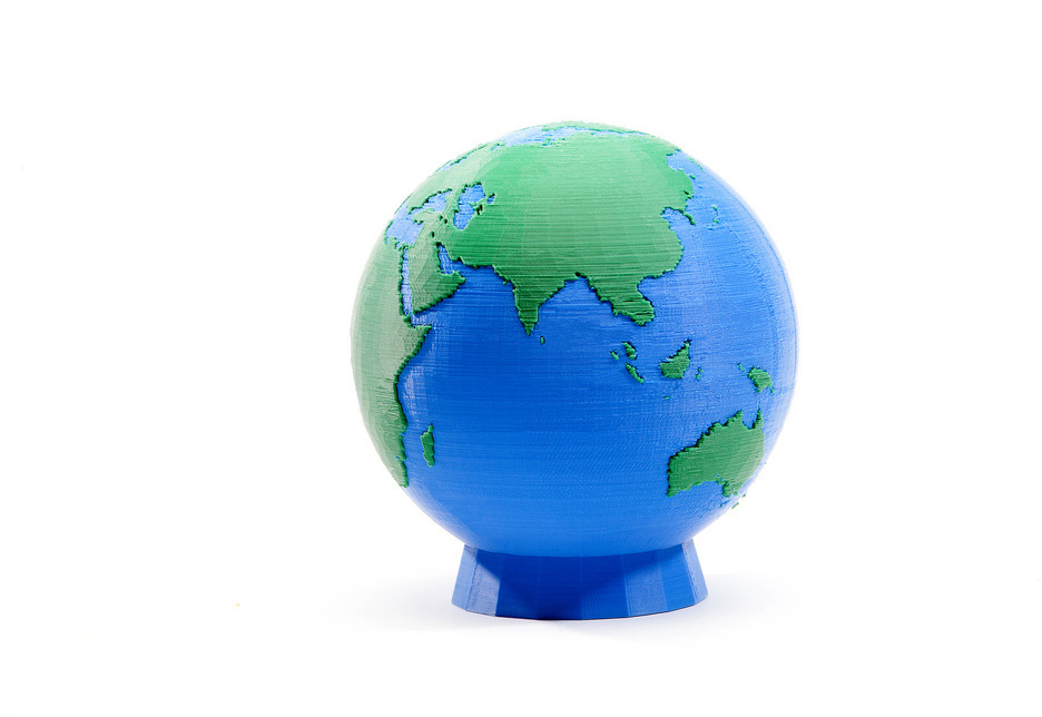 地球仪——双色3D打印
