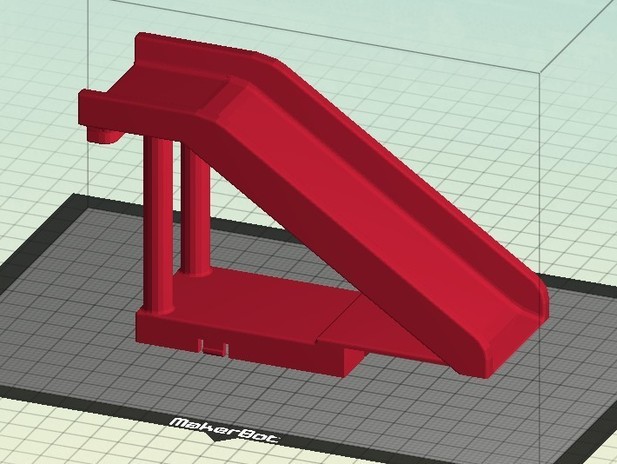 玩具車(chē)庫(kù)的坡道