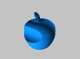 立体Apple徽标0