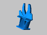 VISON 3D打印机长丝冷却风扇导管修订0
