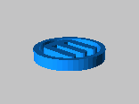 MakerBot Coin - OpenSCAD DXF Extrusion0