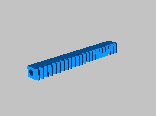打印机架：模块化，参数化，齿轮齿条系统Reprap0